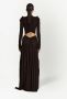 Proenza Schouler Uitgesneden jurk Bruin - Thumbnail 4
