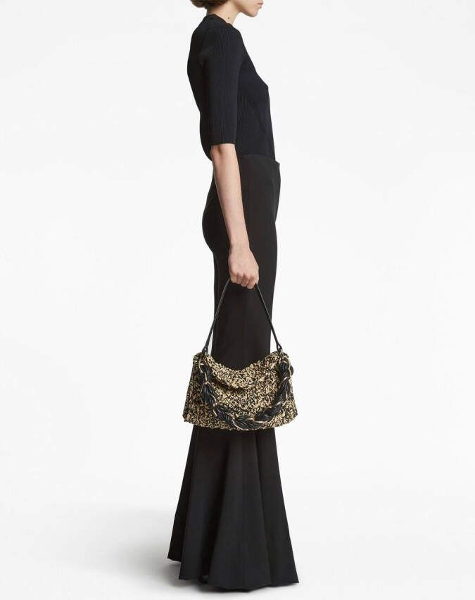 Proenza Schouler Schoudertas met gevlochten band Zwart