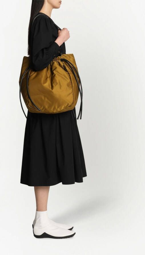 Proenza Schouler Shopper met trekkoordsluiting Bruin
