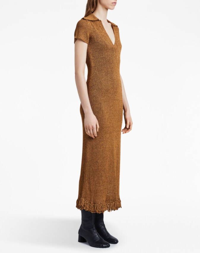 Proenza Schouler Gehaakte jurk Bruin