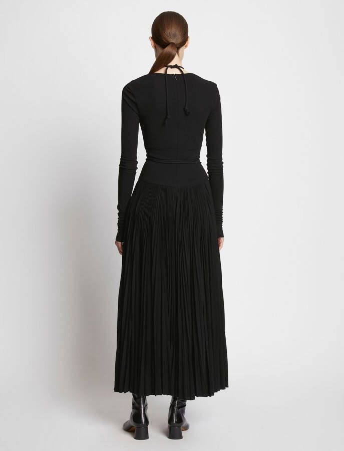 Proenza Schouler Geplooide jurk Zwart