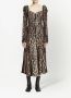 Proenza Schouler Jurk met luipaardprint Bruin - Thumbnail 2