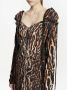 Proenza Schouler Jurk met luipaardprint Bruin - Thumbnail 5