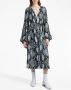 Proenza Schouler Jurk met slangenprint Zwart - Thumbnail 2