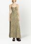 Proenza Schouler Jurk met luipaardprint Zwart - Thumbnail 2