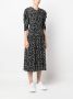 Proenza Schouler Maxi-jurk met abstract patroon Zwart - Thumbnail 3