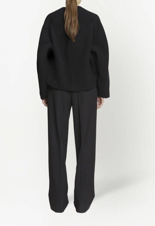 Proenza Schouler Wollen jack Zwart