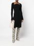 Proenza Schouler Midi-jurk met gewelfde hals Zwart - Thumbnail 2