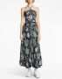 Proenza Schouler Midi-jurk met halternek Zwart - Thumbnail 2