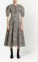 Proenza Schouler Midi-jurk met zebraprint Beige - Thumbnail 2
