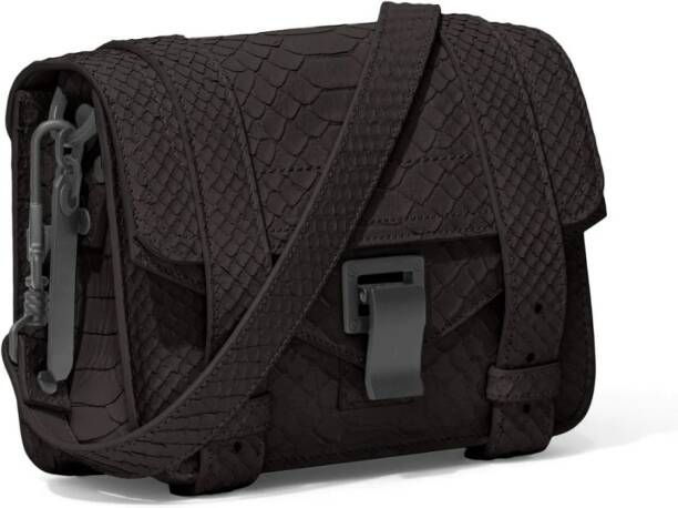 Proenza Schouler PS1 kleine crossbodytas Zwart