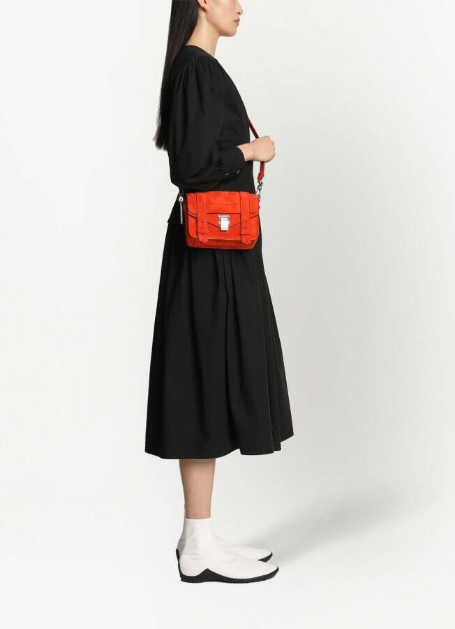 Proenza Schouler PS1 Mini crossbodytas Oranje