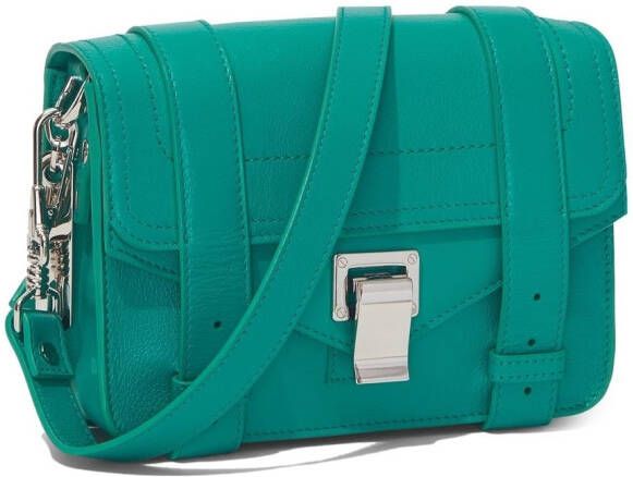 Proenza Schouler PS1 leren boekentas Blauw