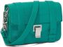 Proenza Schouler PS1 leren boekentas Blauw - Thumbnail 4