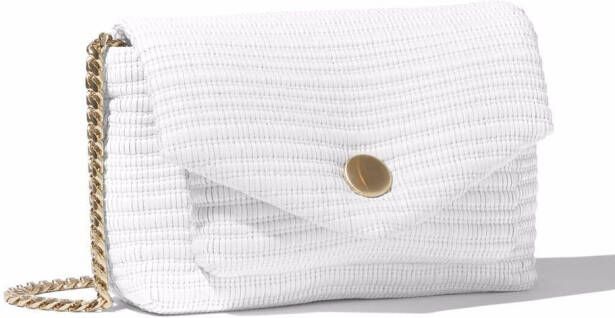 Proenza Schouler Raffia PS Harris schoudertas Wit