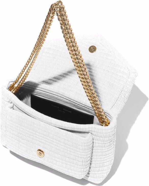 Proenza Schouler Raffia PS Harris schoudertas Wit