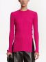 Proenza Schouler Ribgebreide trui Roze - Thumbnail 3