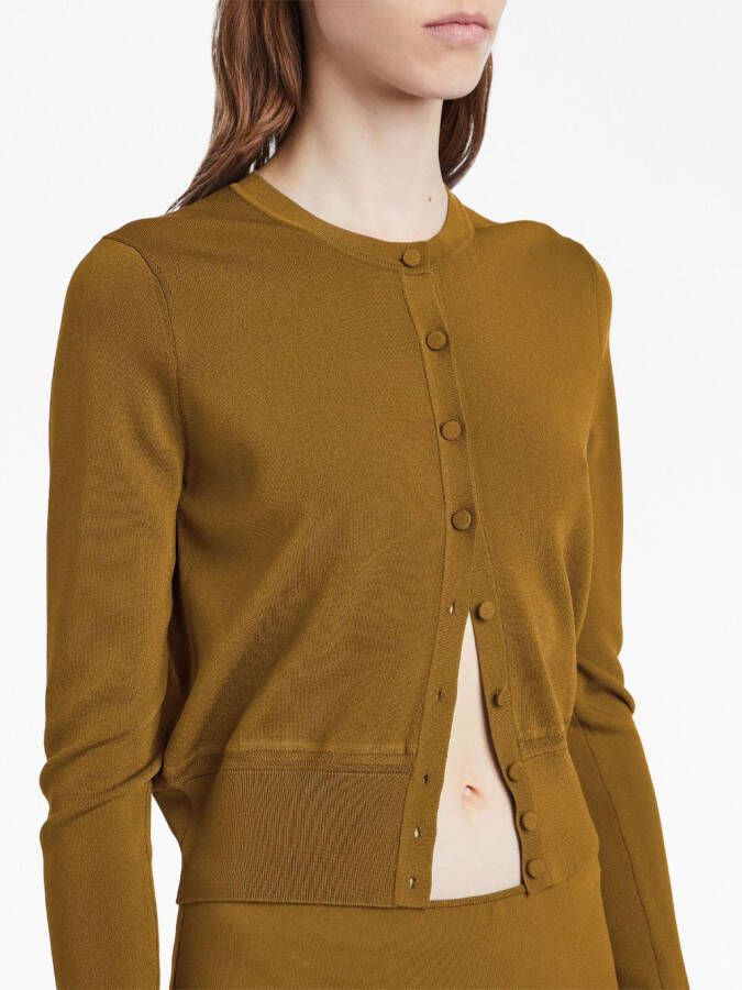 Proenza Schouler Vest met ronde hals Bruin