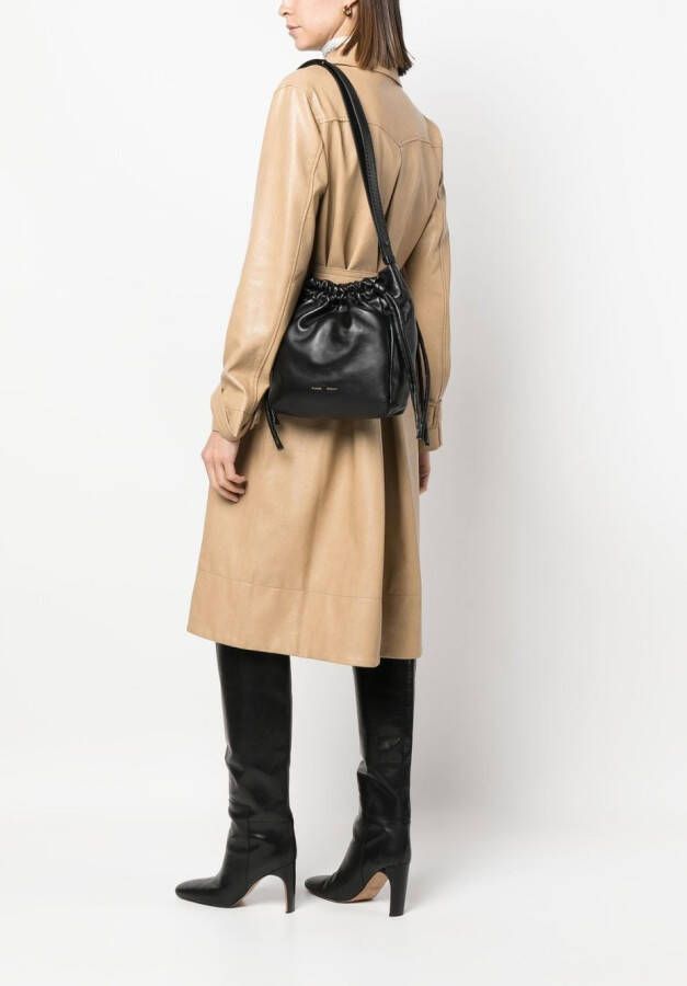 Proenza Schouler Schoudertas met trekkoord Zwart