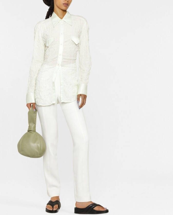 Proenza Schouler Slim-fit broek Wit