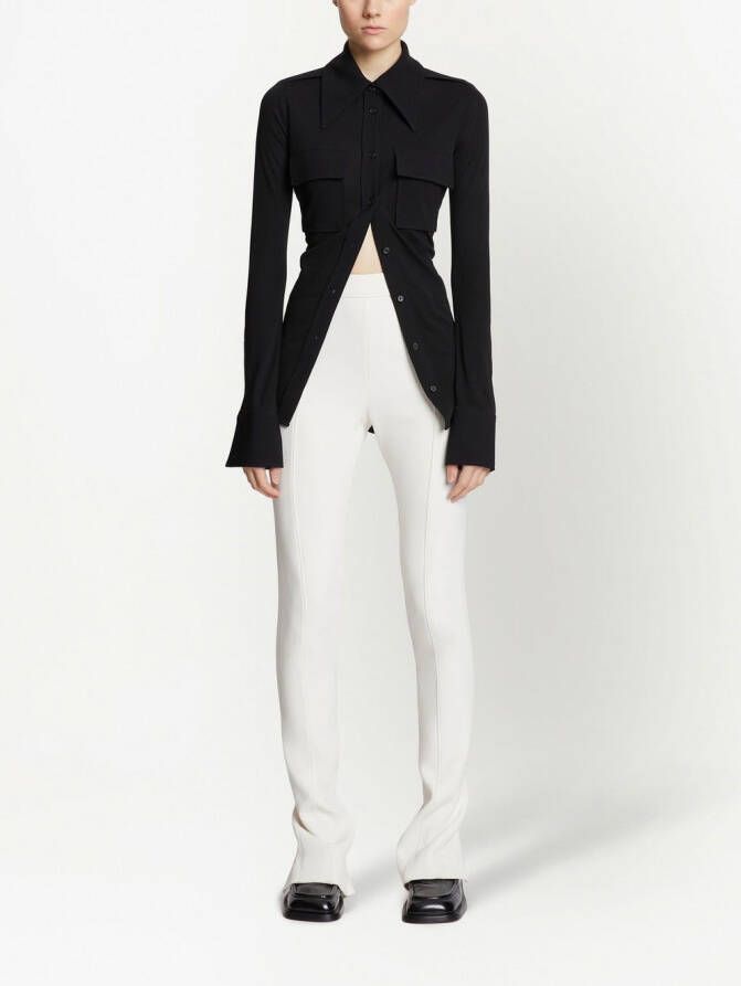 Proenza Schouler Slim-fit broek Wit