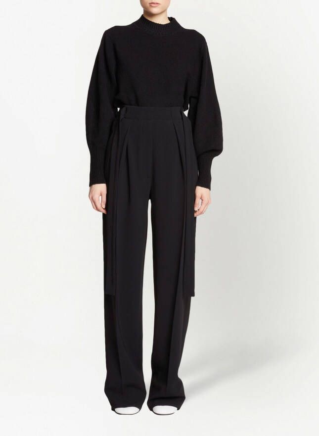 Proenza Schouler Straight broek Zwart