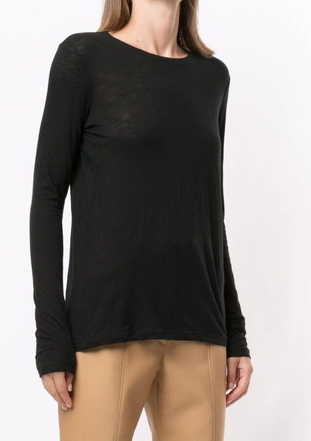 Proenza Schouler T-shirt met lange mouwen Zwart