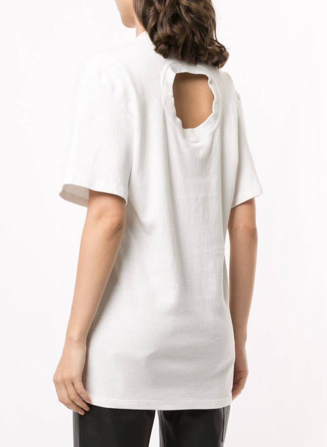 Proenza Schouler T-shirt met uitgesneden vlak Wit