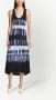 Proenza Schouler Midi-jurk met tie-dye print Blauw - Thumbnail 2