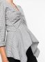 Proenza Schouler White Label Asymmetrische blouse Wit - Thumbnail 5