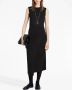 Proenza Schouler White Label Asymmetrische jurk Zwart - Thumbnail 1