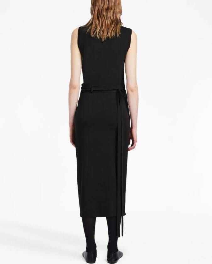 Proenza Schouler White Label Asymmetrische jurk Zwart