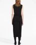 Proenza Schouler White Label Asymmetrische jurk Zwart - Thumbnail 3
