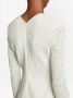 Proenza Schouler White Label Broderie anglaise jurk Wit - Thumbnail 5