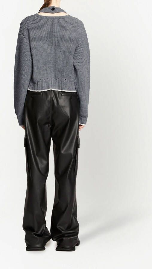 Proenza Schouler White Label Kasjmier trui Grijs