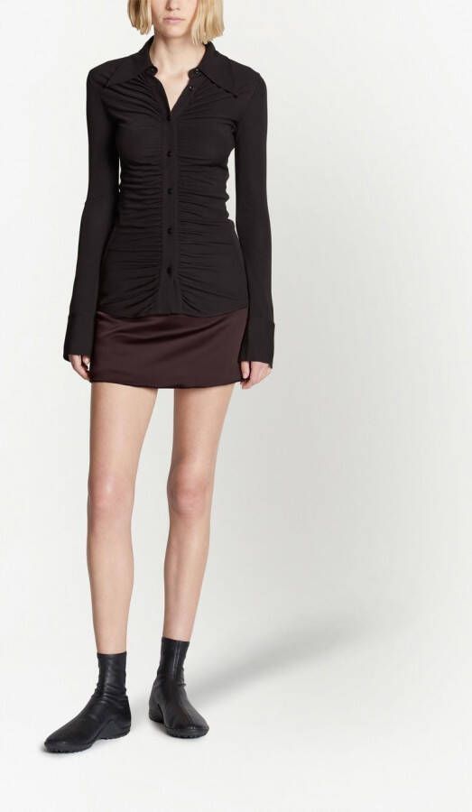 Proenza Schouler White Label Button down blouse Zwart