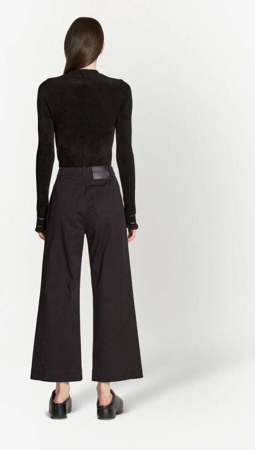 Proenza Schouler White Label Cropped culotte Zwart