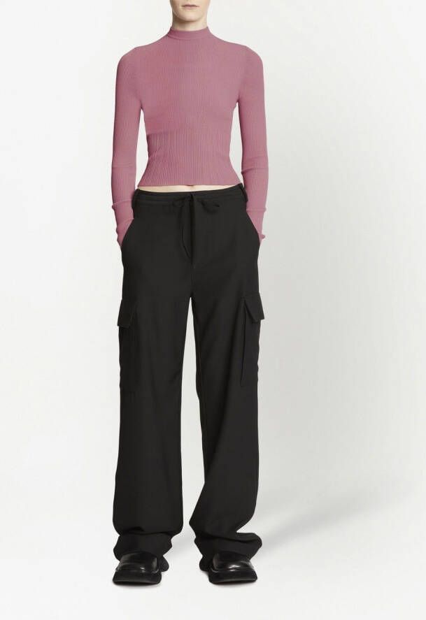 Proenza Schouler White Label Top met uitgesneden detail Roze