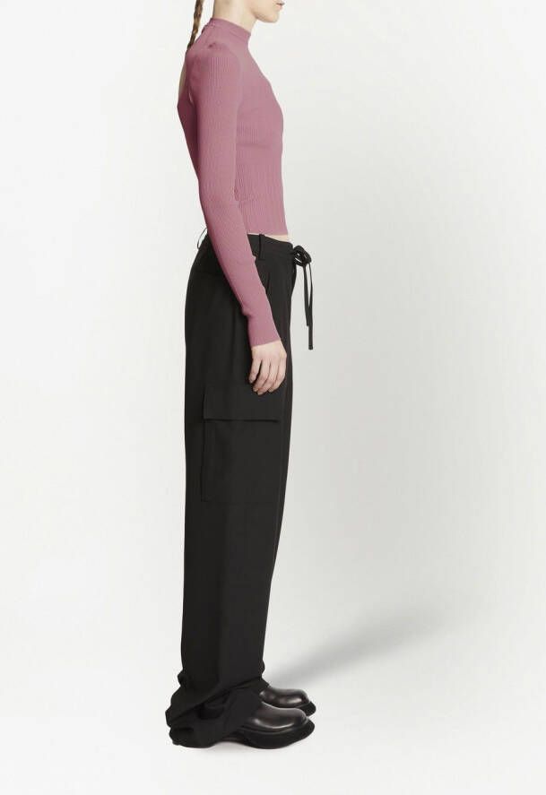 Proenza Schouler White Label Top met uitgesneden detail Roze