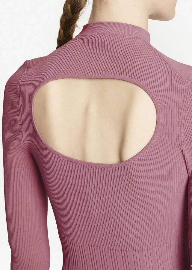 Proenza Schouler White Label Top met uitgesneden detail Roze