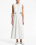 Proenza Schouler White Label cut-out poplin midi dress Wit - Thumbnail 2