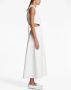 Proenza Schouler White Label cut-out poplin midi dress Wit - Thumbnail 3