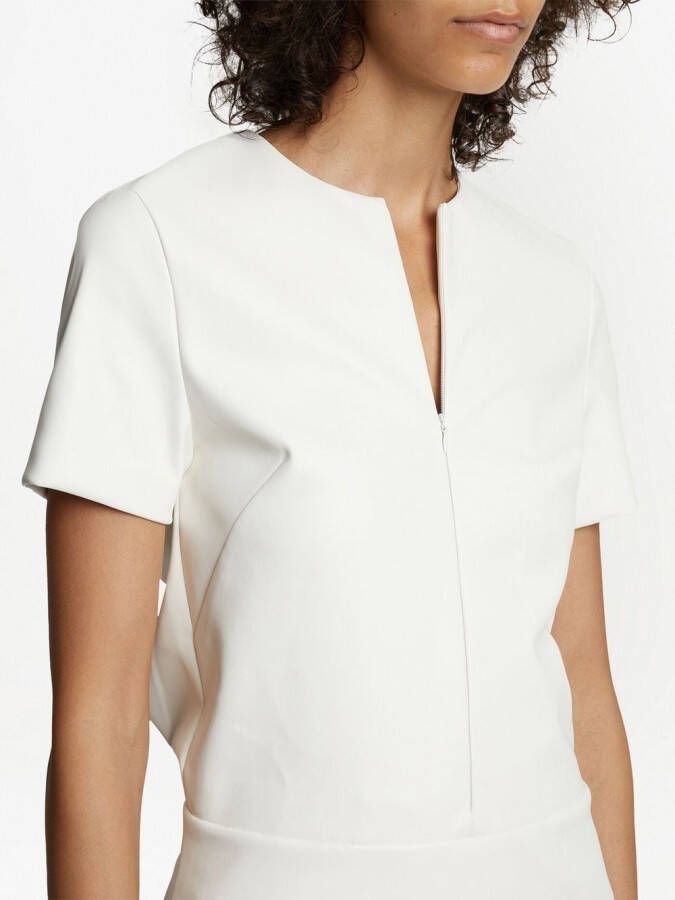 Proenza Schouler White Label Mini-jurk van imitatieleer Wit