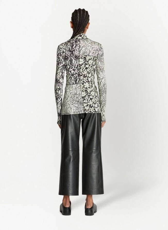 Proenza Schouler White Label Top met bloemenprint Beige