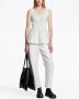 Proenza Schouler White Label gathered poplin blouse Wit - Thumbnail 2
