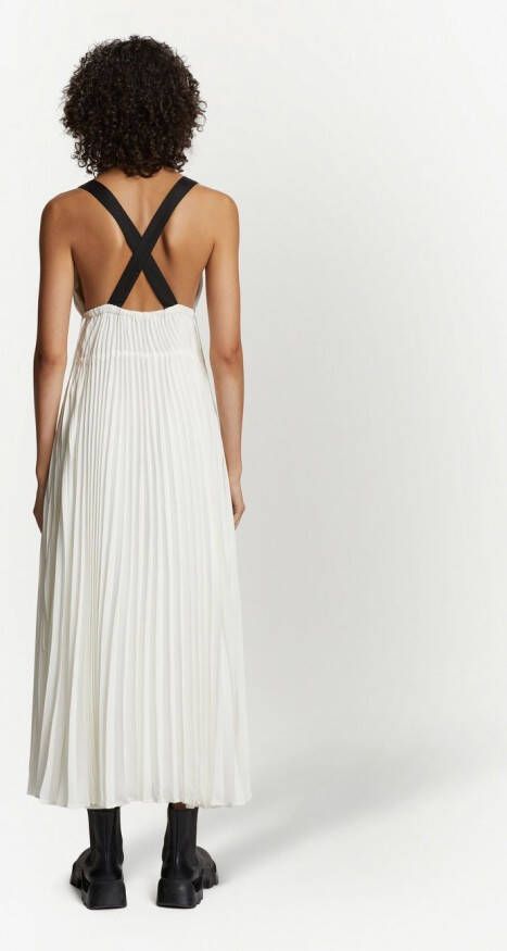 Proenza Schouler White Label Geplooide jurk Wit