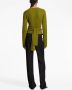 Proenza Schouler White Label Geribbelde trui Groen - Thumbnail 4