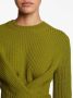 Proenza Schouler White Label Geribbelde trui Groen - Thumbnail 5