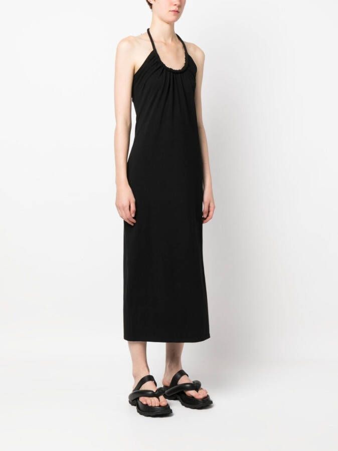 Proenza Schouler White Label Maxi-jurk met halternek Zwart