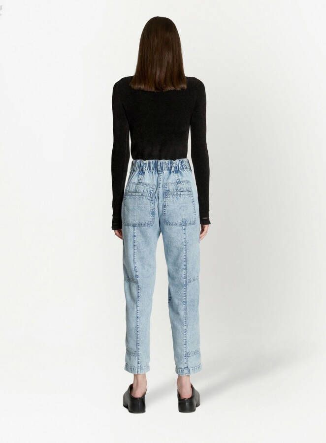 Proenza Schouler White Label Straight jeans Blauw